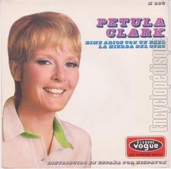 [Pochette de Dime adios con un beso (Petula CLARK) - verso]