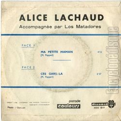 [Pochette de Ma petite maman (Alice LACHAUD) - verso]