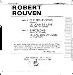 [Pochette de Rue Git-le-cœur (Robert ROUVEN) - verso]