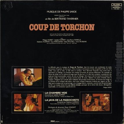 [Pochette de Coup de torchon (B.O.F.  Films ) - verso]