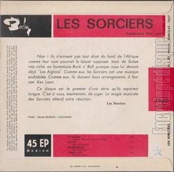 [Pochette de Cyclone (Les SORCIERS) - verso]