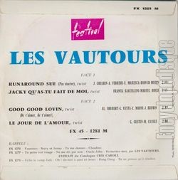 [Pochette de Runaround Sue (Pas sincre) (Les VAUTOURS) - verso]