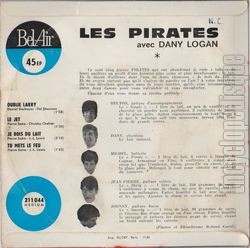 [Pochette de Oublie Larry (Les PIRATES avec Dany LOGAN) - verso]