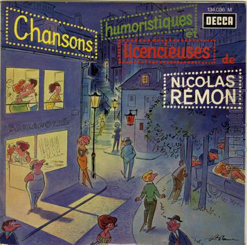 [Pochette de Chansons humoristiques et licensieuses (Nicolas REMON)]