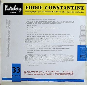 [Pochette de O. K. (Eddie CONSTANTINE) - verso]