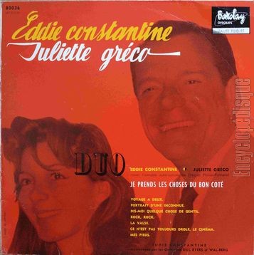 [Pochette de Eddie Constantine - Juliette Grco (Eddie CONSTANTINE)]