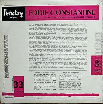 [Pochette de Cigarette, whisky et p’tites ppes (Eddie CONSTANTINE) - verso]