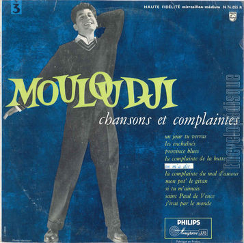 [Pochette de Chansons et complaintes (Vol. 3) (MOULOUDJI)]