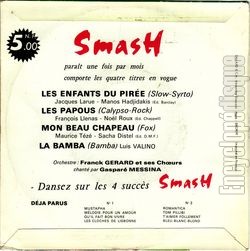 [Pochette de Smash n 3 (Gaspar MESSINA) - verso]