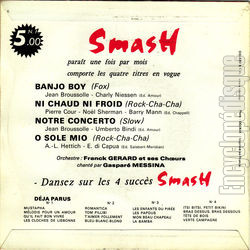 [Pochette de Smash n 5 (Gaspar MESSINA) - verso]