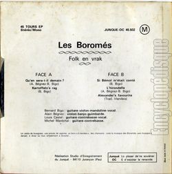 [Pochette de Folk en vrak (Les BOROMS) - verso]