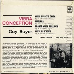 [Pochette de Vibra conception (Guy BOYER) - verso]