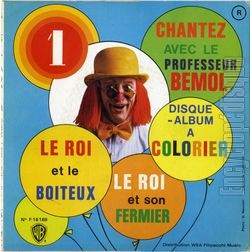 [Pochette de Chantez avec le professeur Bmol (Le PROFESSEUR BMOL) - verso]