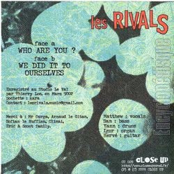 [Pochette de Who are you ? (Les RIVALS) - verso]