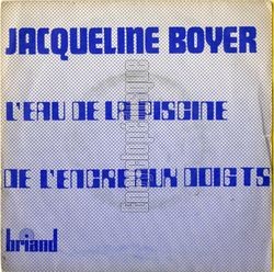 [Pochette de L’eau de la piscine (Jacqueline BOYER)]