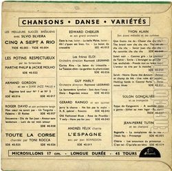 [Pochette de Le pain de joie (Charles DUMONT) - verso]