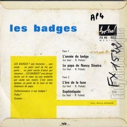 [Pochette de L’anne du badge (Les BADGES) - verso]