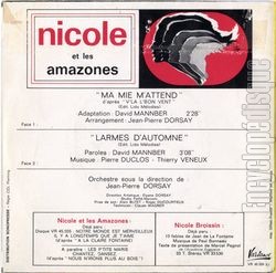 [Pochette de Ma vie m’attend (NICOLE et les AMAZONES) - verso]