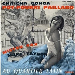 [Pochette de Cha cha conga / Pot-pourri paillard (MISTER SAX et MARC TAYNOR)]