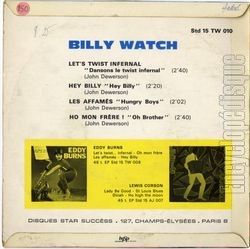 [Pochette de Let’s twist infernal (Billy WATCH) - verso]