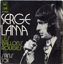 [Pochette de Les ballons rouges / Sans toi (Serge LAMA)]