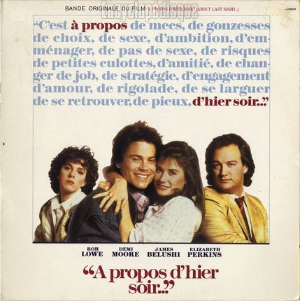 [Pochette de  propos d’hier soir… (B.O.F.  Films )]