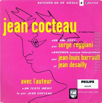 [Pochette de Jean Cocteau (AUTEURS DU 20me SICLE)]