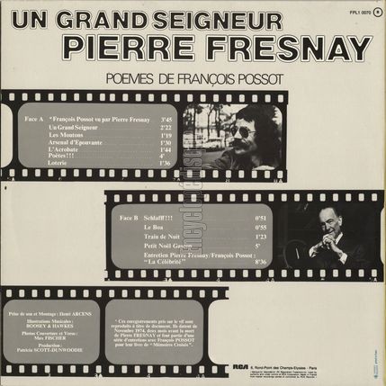 [Pochette de Un grand seigneur (Pierre FRESNAY) - verso]