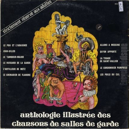 [Pochette de Vol. 3 (ANTHOLOGIE ILLUSTRE DES CHANSONS DE SALLES DE GARDE) - verso]