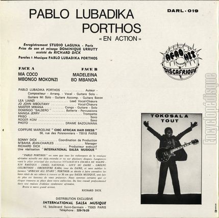 [Pochette de Ma coco (Pablo LUBADIKA "PORTHOS") - verso]