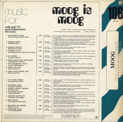 [Pochette de Moog is moog (Pat PRILLY) - verso]