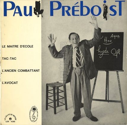 [Pochette de Le maitre d’cole (Paul PRBOIST)]