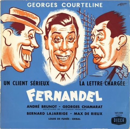 [Pochette de Georges Courteline "un client srieux / La lettre charge" (FERNANDEL)]