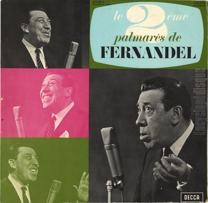 [Pochette de Le 2me palmars de Fernandel (FERNANDEL)]