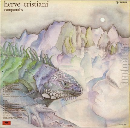 [Pochette de Campanules (Herv CRISTIANI) - verso]