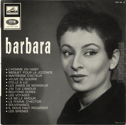 [Pochette de L’homme en habit / Menuet pour la Joconde / Maitresse d’acteur… (BARBARA)]