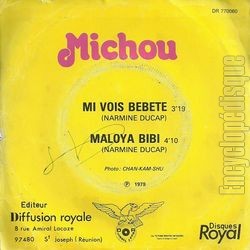 [Pochette de Mi vois bebete (MICHOU (2)) - verso]