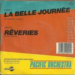 [Pochette de La belle journe (PACIFIC ORCHESTRA) - verso]