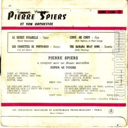 [Pochette de Le secret d’Isabelle (Pierre SPIERS) - verso]