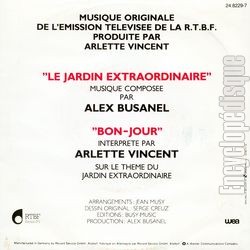 [Pochette de Le jardin extraordinaire (T.V. (Tlvision)) - verso]