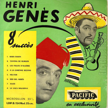 [Pochette de 8 succs (Henri GNS)]