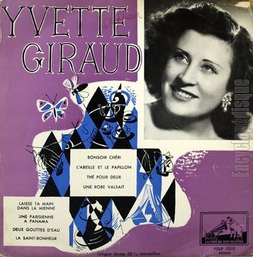 [Pochette de Bonsoir chri, Th pour deux, Une robe valsait… (Yvette GIRAUD)]