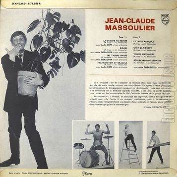 [Pochette de La cuisine au beurre, Bidjibi, C’est a l’rugby… (Jean-Claude MASSOULIER) - verso]