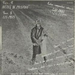 [Pochette de Notes de musique (Guy PATEL) - verso]