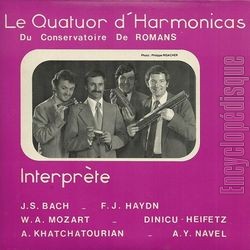 [Pochette de Interprte (Le QUATUOR D’HARMONICAS DU CONSERVATOIRE DE ROMANS)]