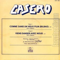 [Pochette de Comme dans un vieux film (Bilbao) (CASERO) - verso]