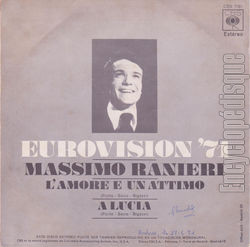 [Pochette de L’amore  un attimo (Massimo RANIERI) - verso]