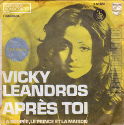 [Pochette de Aprs toi (Vicky LEANDROS) - verso]