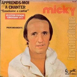 [Pochette de MICKY -  Apprends-moi  chanter  (Les FRANCOPHILES)]