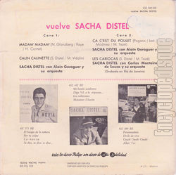 [Pochette de Madam’ madam’ (Sacha DISTEL) - verso]